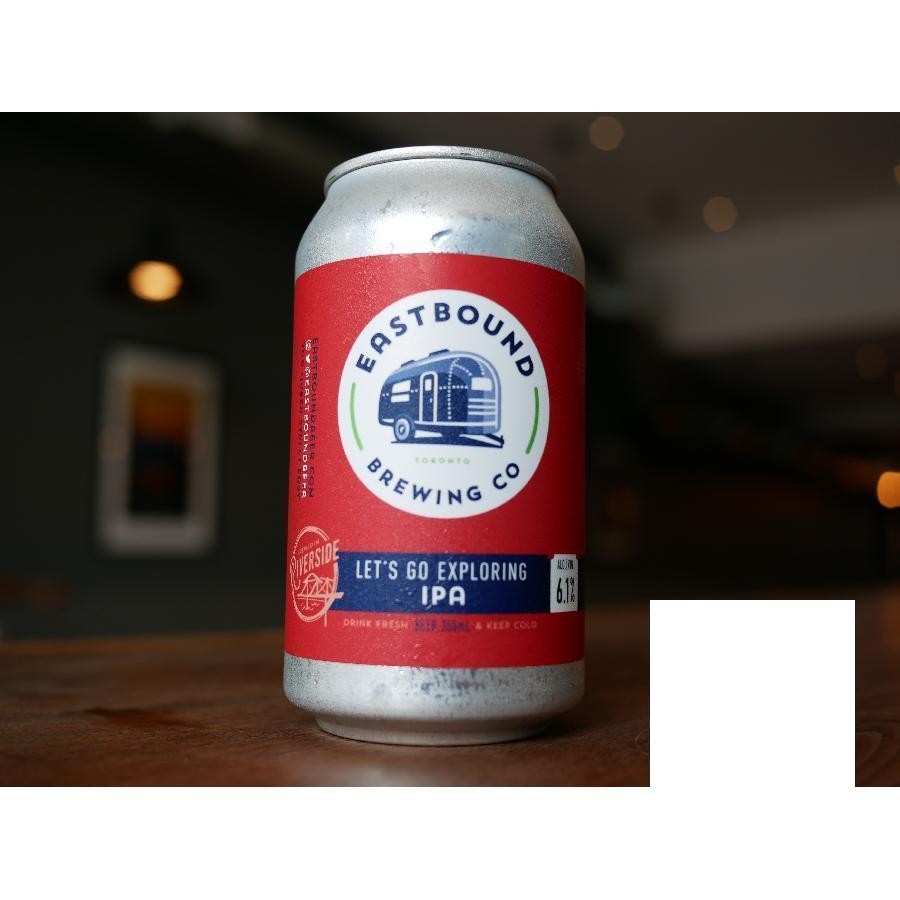Let’s Go Exploring IPA India Pale Ale Craft Beer by Eastbound Brewing Co.