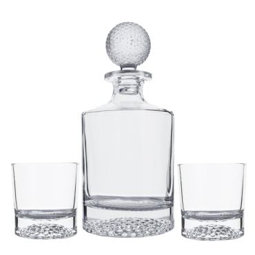 Mulligan Whisky Decanter with 2 Rock Glasses Set by Cuisivin