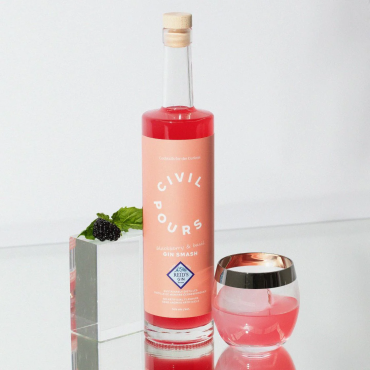 Blackberry & Basil Gin Smash 750mL by Civil Pours