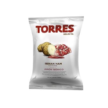 Iberian Ham Flavoured Potato Chips by Torres Selecta (50g) | Wine Online